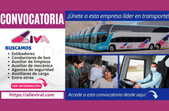 Trabaja en CIVA: La Empresa Líder del Transporte