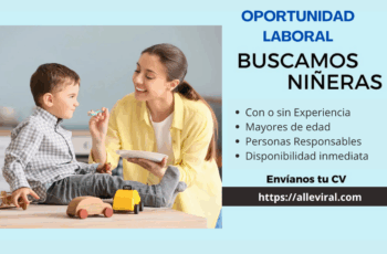 Nuevos Puestos de Trabajo Como Niñera