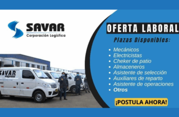 Oportunidades Laborales en Savar Agentes de Aduana