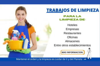 Trabaja en Limpieza de Oficinas
