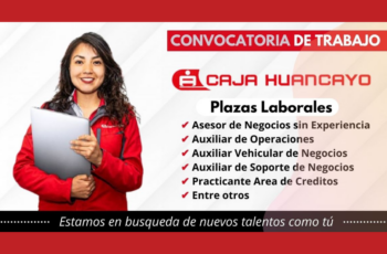 Oportunidades de empleo en Caja Huancayo