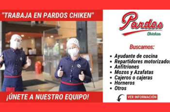 Oportunidades de empleo en Pardos Chicken