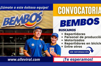 Trabaja en BEMBOS