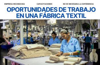 Oportunidades de Trabajo en una Fábrica Textil