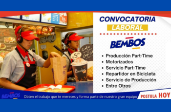 Oportunidades de empleo en Bembos